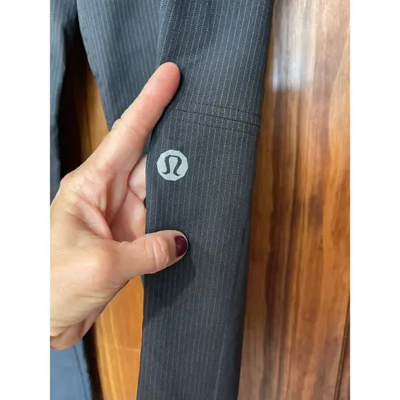 Lululemon ABC pant pinstripe black size 32 - Picture 3 of 6